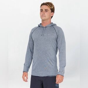 O'Neill MEN'S 24/7 HYBRID UV LONG SLEEVE SURF HOODY - GRAPHITE